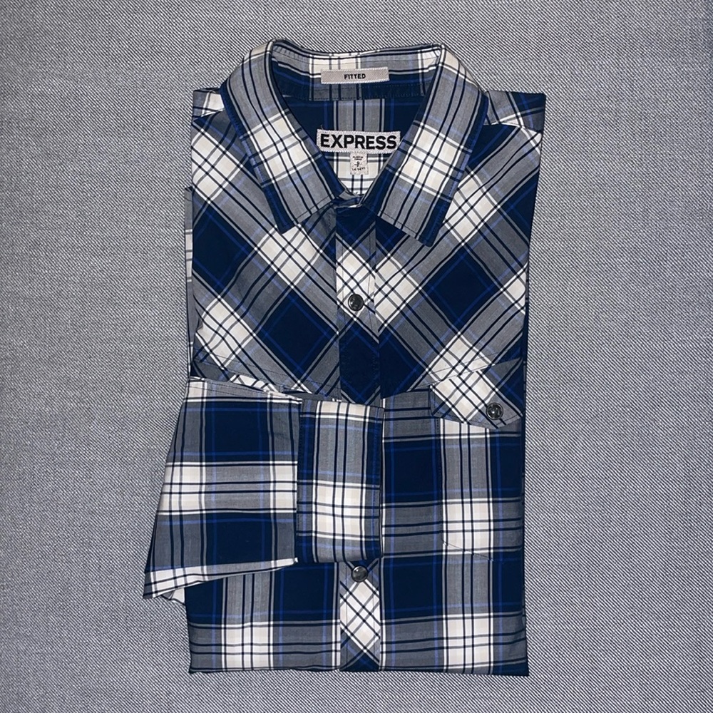 Express, Men’s Size Small, Fitted, Casual Shirt